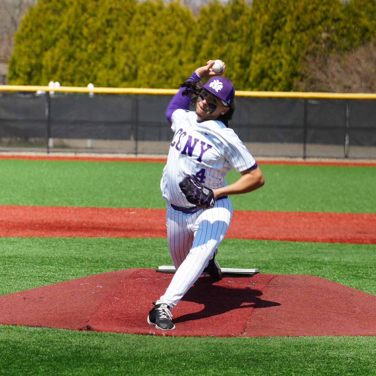 CCNYSports's tweet photo. ⚾️ FINAL – DOUBLEHEADER SWEEP
CCNY Baseball erupts for 44 runs to sweep Lehman in @CUNYAC action at Lasorda Legacy Park.
🔥 G1: 19–4 W
🔥 G2: 25–2 W
Big days from Molinaro, Cirigliano, Rank, Persampire & Cundari.
Rank: 12 K in Game 2.
#GoBeavers🟣⚫️ | #PrideoftheCity https://t.co/UUqUjV5pws