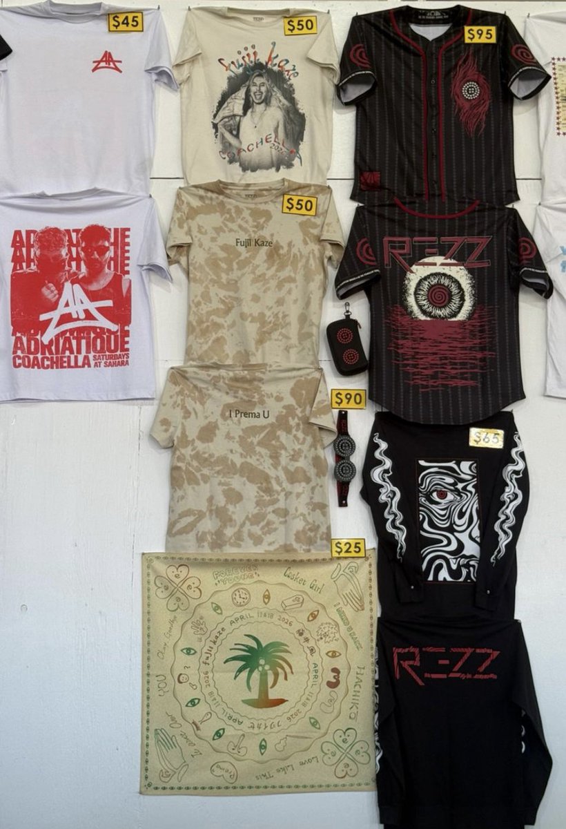 わー！ Coachellaの風くんグッズいいね！ ひさびさににヘンレコ