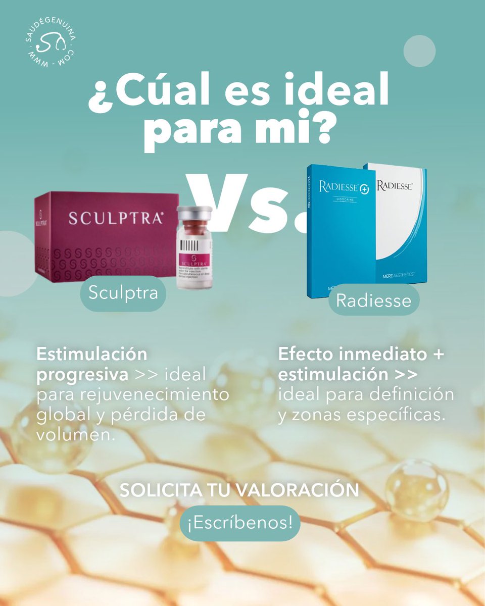 saudegenuina's tweet image. ✨ El colágeno no desaparece de un día para otro… pero sí se va perdiendo con el tiempo.

✨ No se trata de cambiar tu rostro…
se trata de devolverle su calidad

📲 Agenda tu valoración en Medellín 

#Colageno #Bioestimuladores #Sculptra #Radiesse #MedicinaEstetica