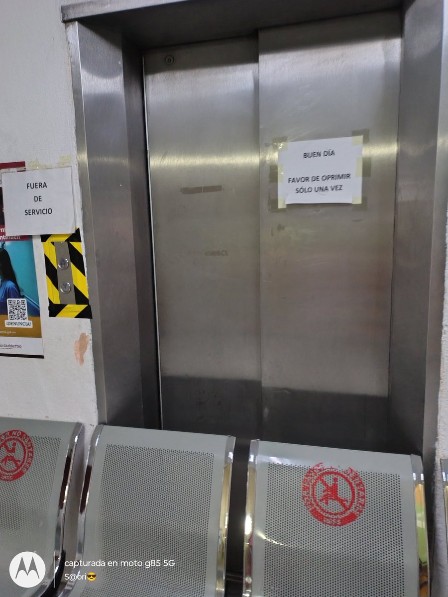 irma_mx's tweet photo. @Tu_IMSS, @zoerobledo , @GobCDMXSe 
Se solucita apoyo.  Autoridades competentes, desde hace 2 meses la clínica 3 LA JOYA en CDMX no tiene servicio de elevador, es indispensable para personas de la tercera edad, discapacidad 🩼 y en silla de ruedas, que no puede SUBIR a servicios https://t.co/lm73GpKeim