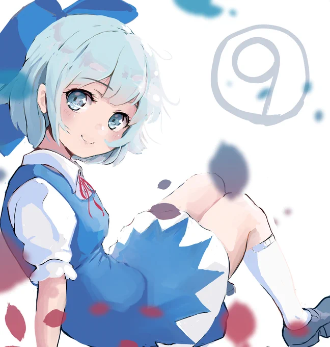 若かりし頃かいた チルノ あんまり描いてなかった