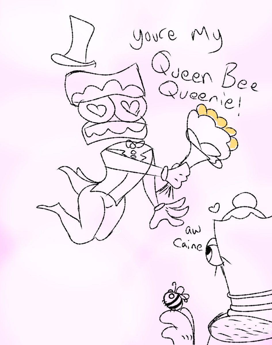 First time drawing Queenie but I think she's super pretty ✨. #TADC