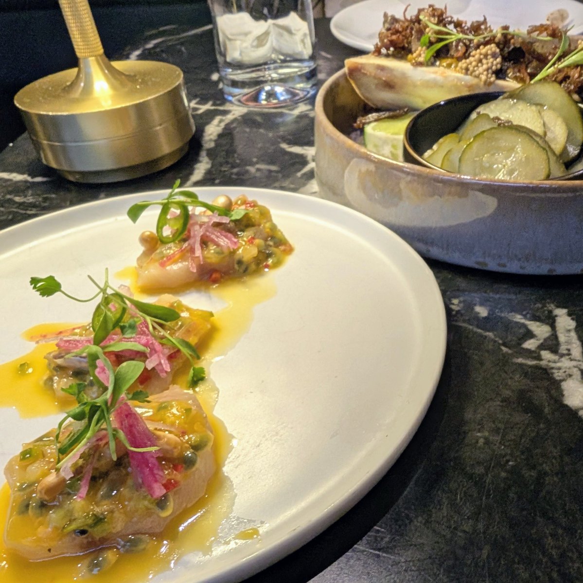 DrJPPham's tweet photo. Thrilled that the DC dining scene was enriched by the addition last year of Elmina, a modern take on #Ghana🇬🇭’s foodways, by @chefadjepong of @foodnetwork #WildcardKitchen fame. It’s wonderful to see #Africa’s chefs &amp; cuisines take their place among the world’s culinary greats.😋 https://t.co/0DpOjG5WS2
