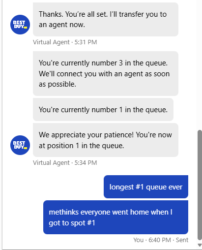 mark_hodges's tweet photo. @BestBuyCanada Glad I so quickly got to the front of your Virtual Line. https://t.co/VQLWUGf4XB