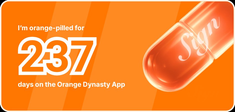 yan2isme's tweet photo. I've been Orange-Pilled and Seeing Signs for 237 days 👀🧡🐉.Join the app and be a better version of yourself!
https://t.co/i6lteqKPsQ https://t.co/BxI1KwTtsp