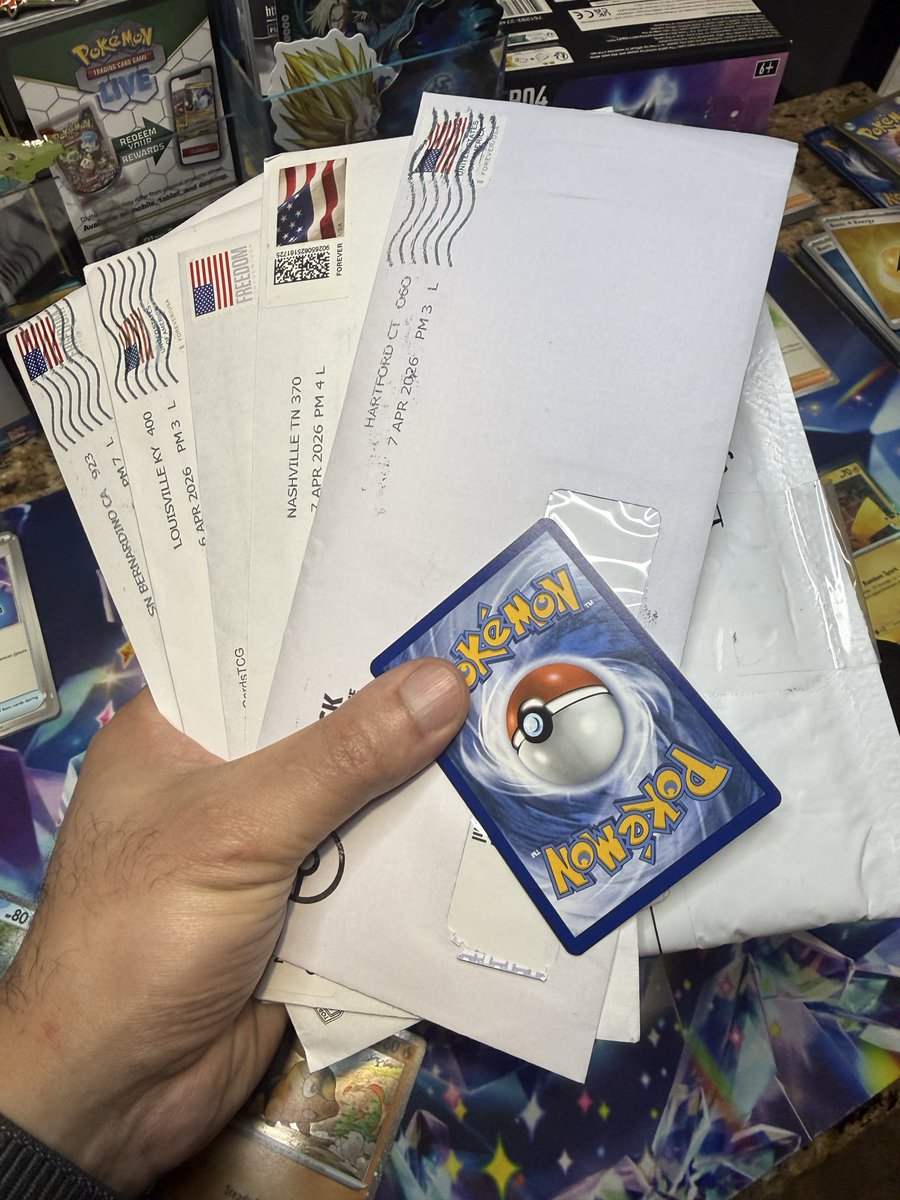 WrenchPullsTCG's tweet image. Mail Day ✅  

These just joined the PC today. 

Trying to complete some master sets. 

What cards are you waiting on right now?

#MailDay #PokemonTCG #TCGCommunity #CardCollector