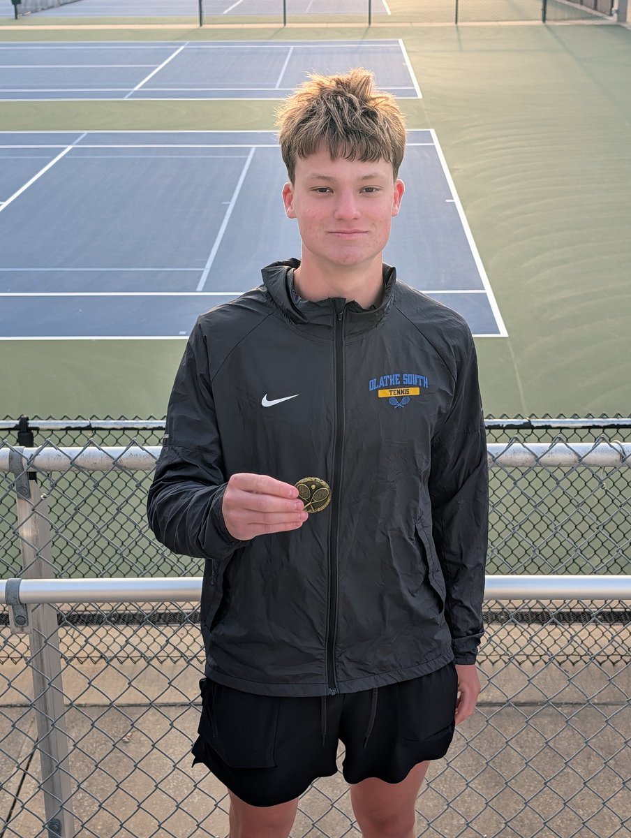 OSHStennis's tweet photo. OS Statewide Invitational:
Nolan Fosha - 1st place 
Derek Traudt/Max Orf - 5th place
Falcons - 4th as a team 

Nolan is the first ever Falcon Champion of the Statewide Invitational!!

The Falcons all played well today. Next time out is at CBAC on April 18. https://t.co/lhFkpXbMGH