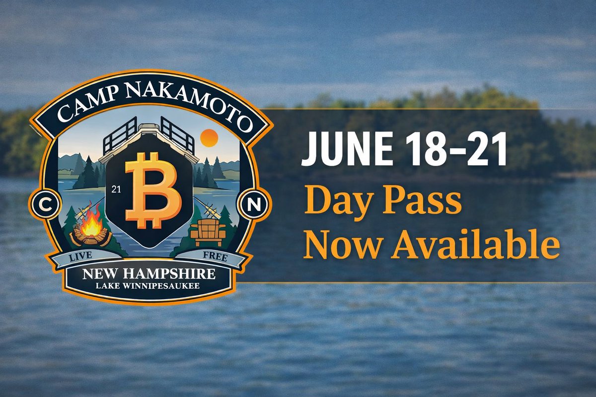 Camp Nakamoto-June 18-21, 2026-NH tweet media