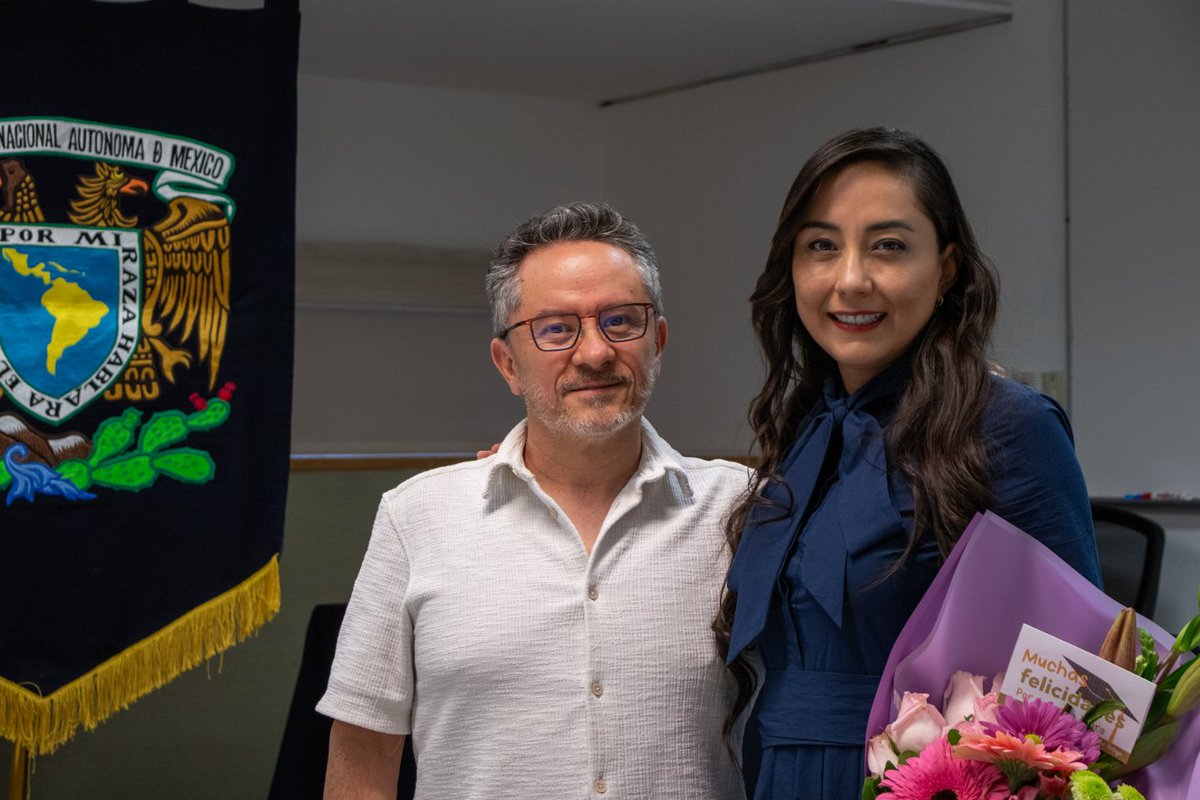 Cfata_Unam's tweet photo. Felicitamos a Laura Rodríguez Mandujano por aprobar su examen para obtener el doctorado #PCeIM 👏
“Development and characterization of microsphere-containing 3D collagen type I hydrogel as multifunctional cell culture scaffolds for biomedical applications”
Tutoría: @avila_remy https://t.co/ltDWp7yknJ