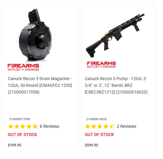 Martyupnorth's tweet photo. The more @Polysesouvient protests, the more guns are sold.

"Out of stock" https://t.co/i9h3nr1YAZ