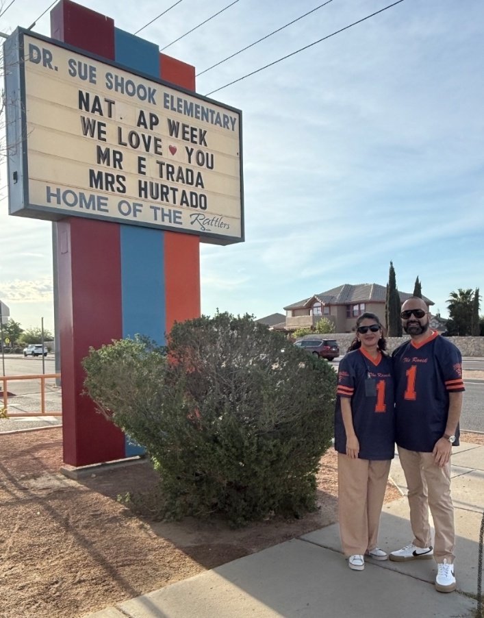 Principal Chavira, Dr. Sue A. Shook Elem. tweet media