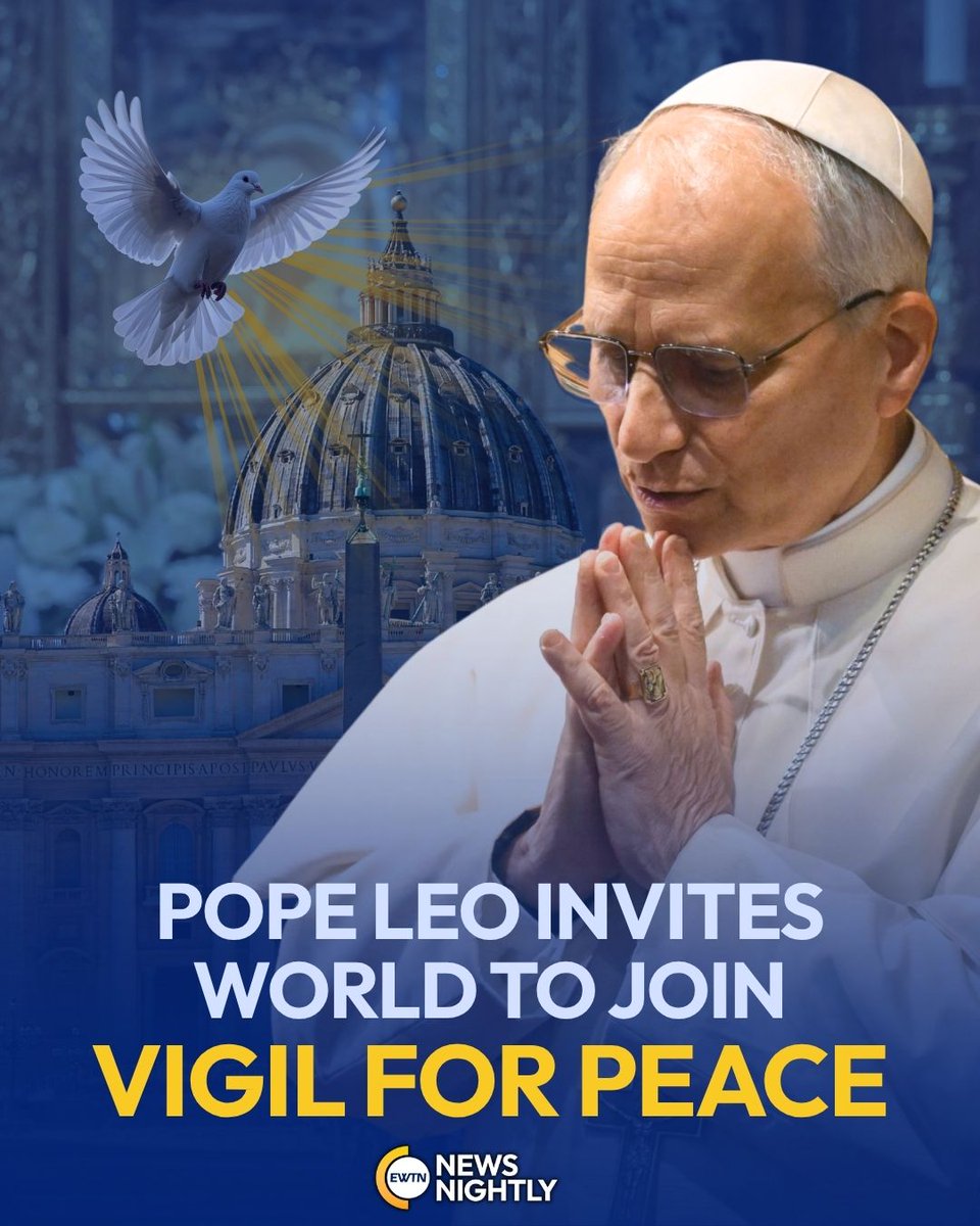 Pope Leo will lead a Vigil for Peace on Saturday, April 11, beginning at 6 p.m. Rome time (noon Eastern). Almost a year on from his election, one thing is clear: Pope Leo is not letting up in calling for the creation of a “new world of peace and unity.”
youtu.be/c3fuoI1ODq0