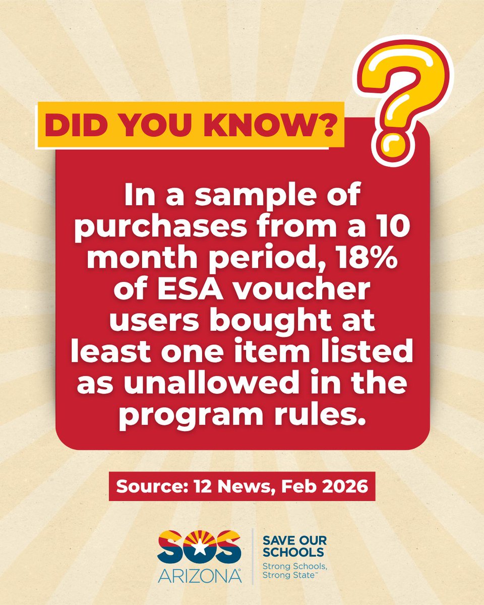 Save Our Schools AZ tweet media