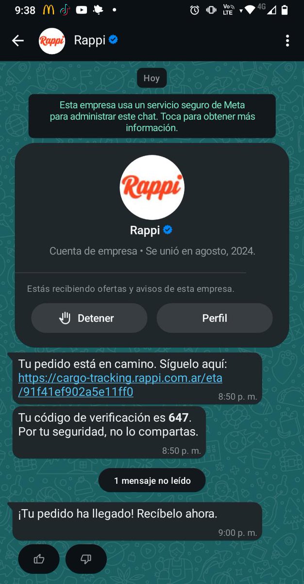 crendon01's tweet photo. @McDonalds_Ar @RappiArgentina  es muy frustrante que cada vez que pedís , llega lo que la sucursal quiere. Encima reclamas y la atención es mediocre. La única opción que tenía el chico que trajo el pedido era cancelar. https://t.co/665VfbPa4L