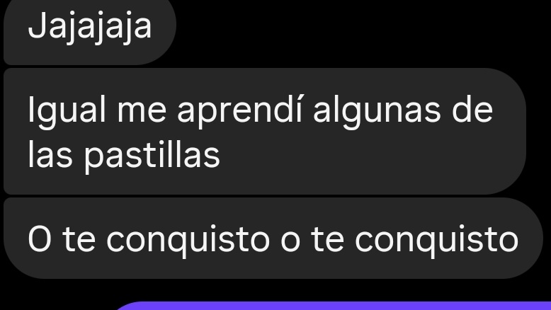 Dijo y me conquistó