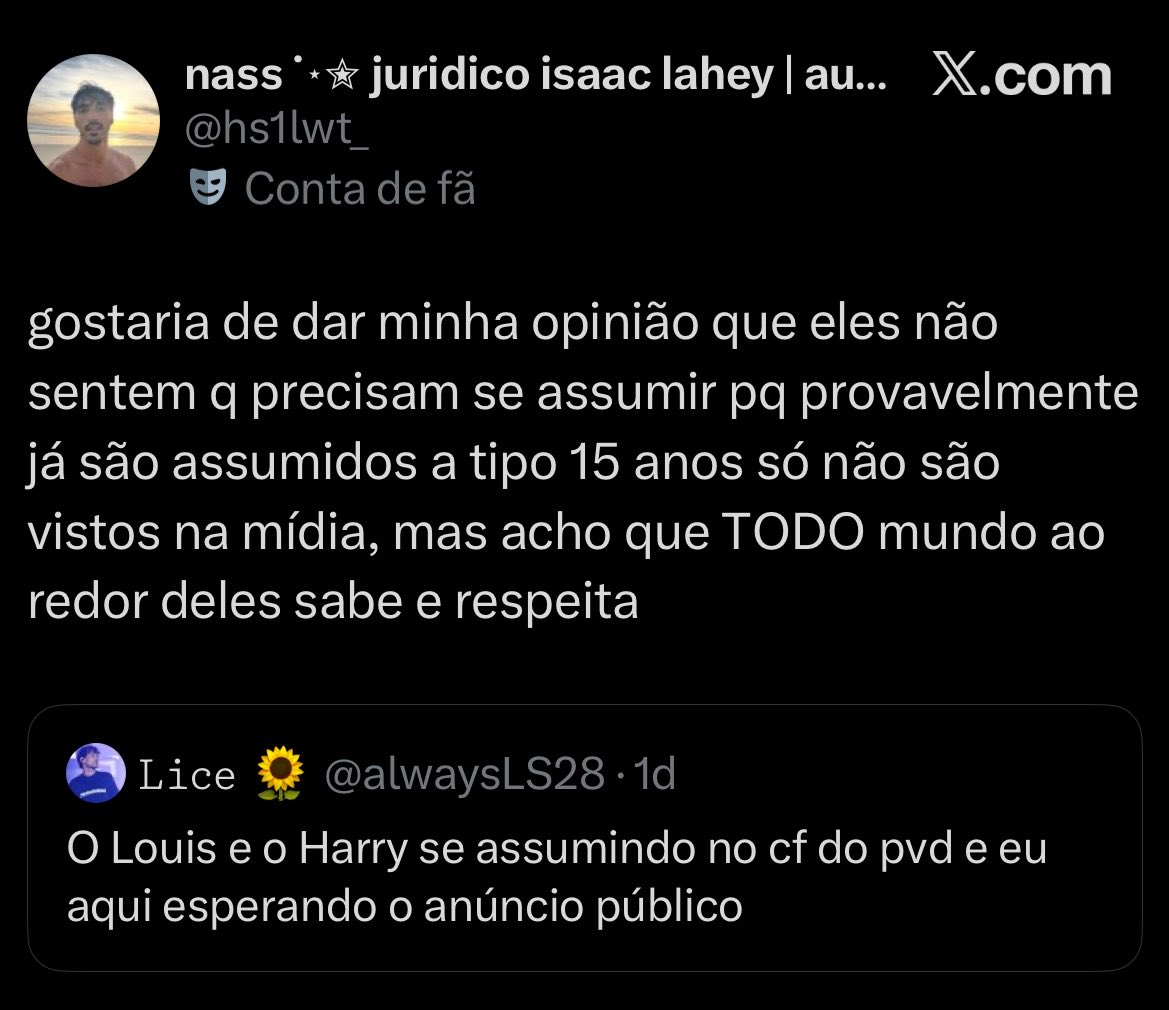 provavelmente ja são assumidos a 15 anos
