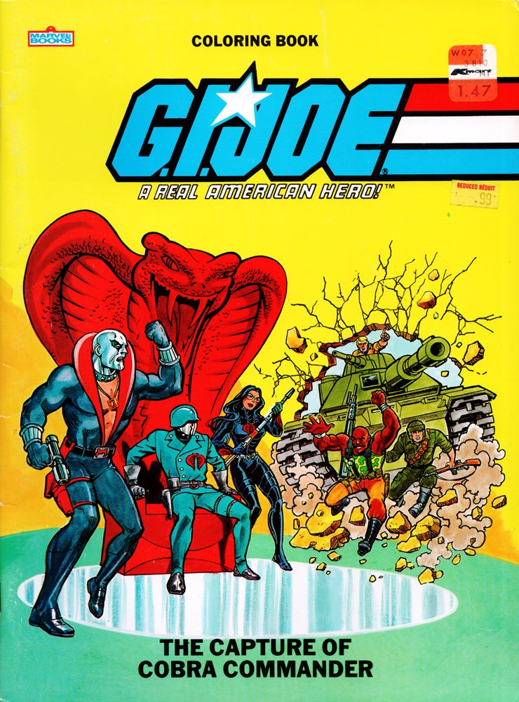 rareactionfigs's tweet image. Check out this GI Joe coloring book from 1984 called "The Capture of Cobra Commander."

What was your favorite GI Joe coloring/activity book?

#gijoe #coloring #coloringbook #easteregg #80s