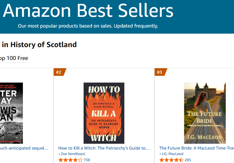 jgmacleodauthor's tweet image. The Future Bride is an Amazon Bestseller thanks to your purchases and Kindle Unlimited page reads.
amazon.com/Future-Bride-M…

The perfect, weekend escape.

#medieval #bestselling #FridayReads #weekend