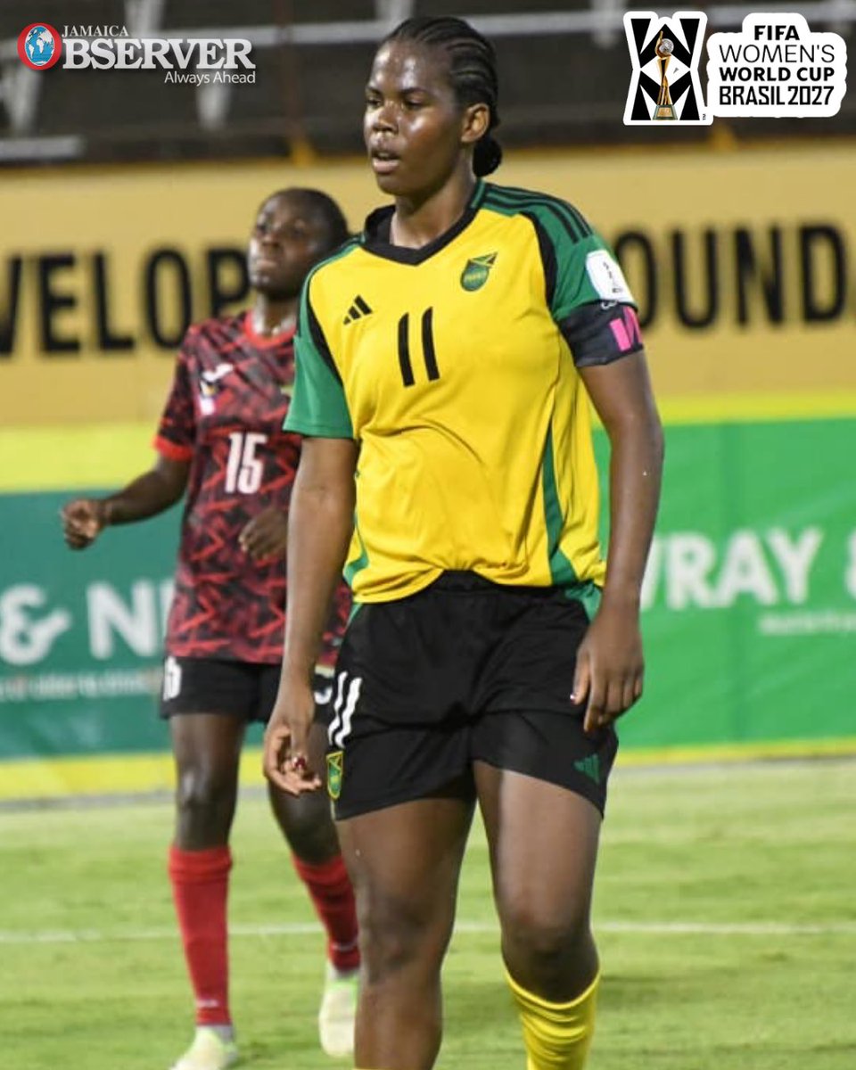And what a fiery first half! 🔥🇯🇲

The Reggae Girlz strike first as Khadija Shaw calmly converts from the penalty spot in the 45th minute to give Jamaica the lead! ⚽💪🏽

Strong start, high intensity, and the mission is clear — one step closer to World Cup history.

📍 National