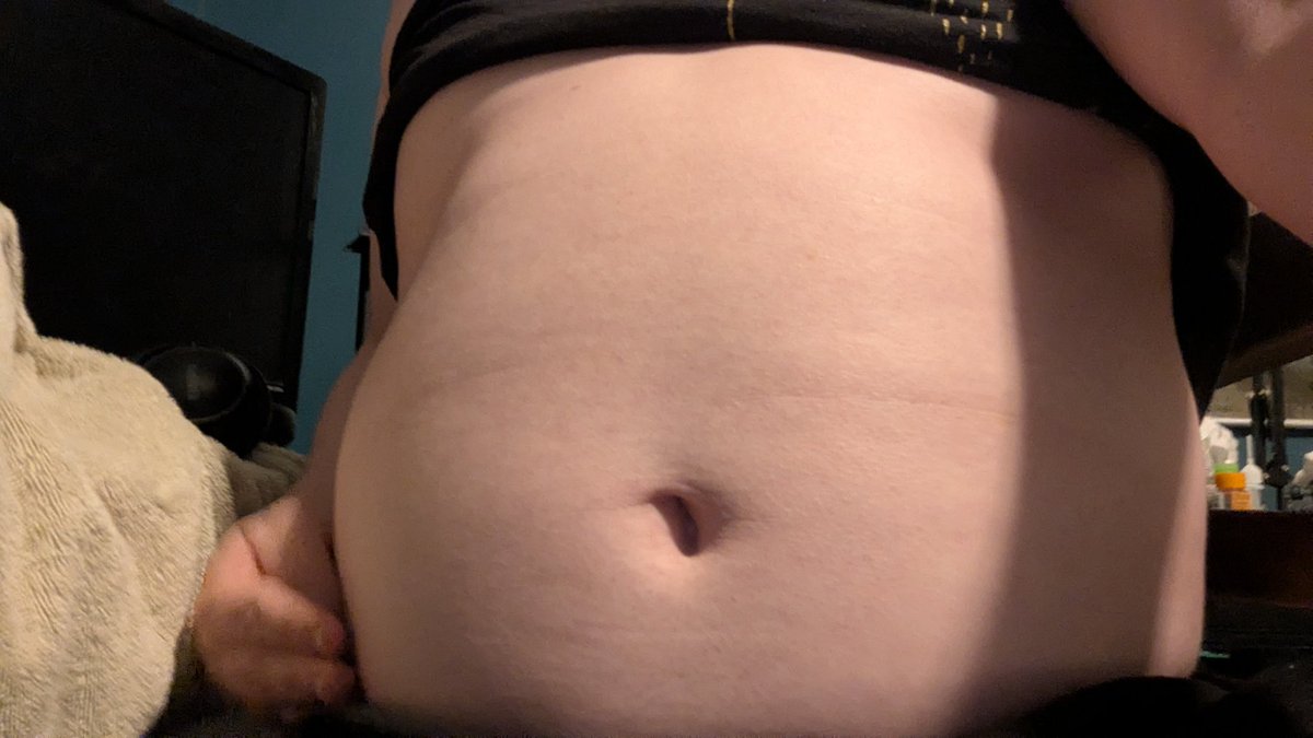 Pics I took after a 2L coke and mentos bloat <3 biggest I've felt in my life. It's nothing compared to how big I'll be later though ;3