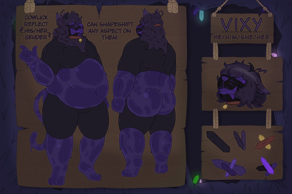 GayGoopyKitty's tweet photo. Newest Ref Sheet for Victor/Vixy is HEREEEE!!!!! https://t.co/FmaH29CR4G