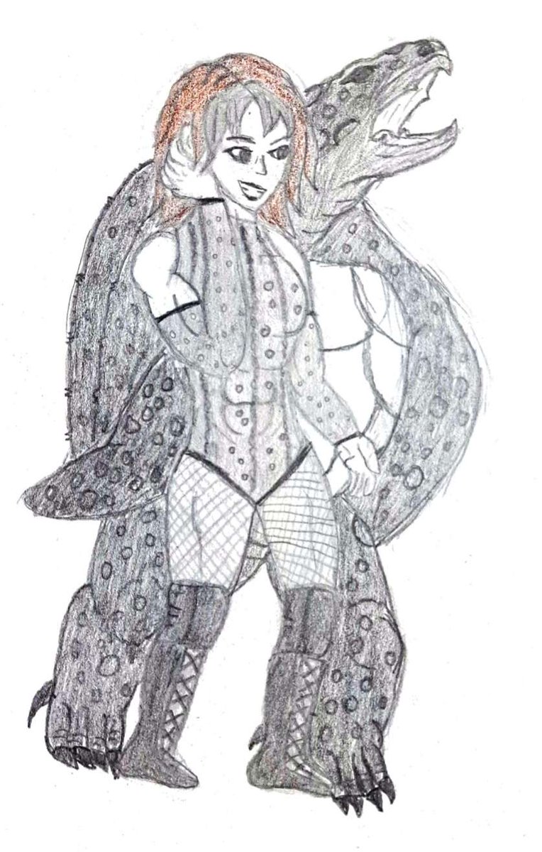 WonderousLife17's tweet photo. Posting another one of my #OC
Name: Avery Kai
Nickname: Leatherback or Unyielding
Style: Striker and a Grappler
Alignment: Babyface
Personality: Cheerful and Optimistic
#Leatherback
#Unyielding https://t.co/oFRyrSh2rt
