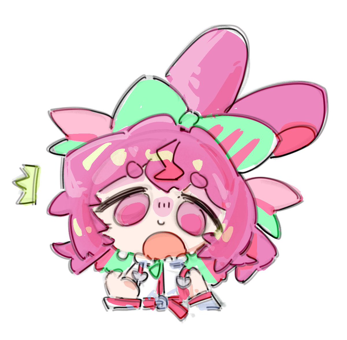 鴉💚彩夢かわいい💚 tweet media