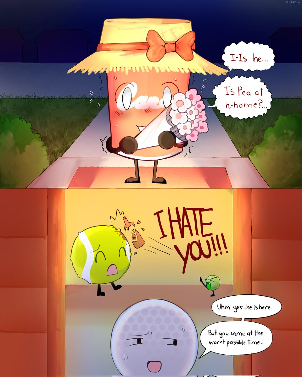 _KikiH0shi_'s tweet image. I was too lazy to make a background, ok more CanesPea 🫛

#animaticbattle #osc #osctwt