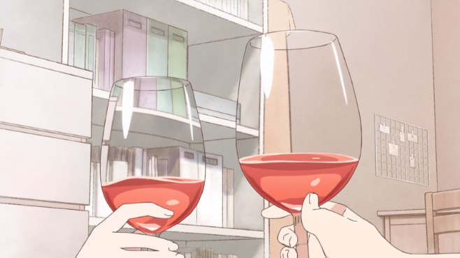 AnimanShinya's tweet photo. 上伊那ぼたん酔へる姿は百合の花 
百合系は観ないんだけど 匂わせ程度なのでこれは大丈夫そう。
「舌が欲しい」からディープ展開💋だったらアウトだった💦
ぼたんが浪人したのは何か訳アリなのかな？
寮長とのやり取りに聞き覚えがあったのだけど、ぼっち/虹夏コンビだったか。
#上伊那ぼたん https://t.co/4SC1K0lAaK