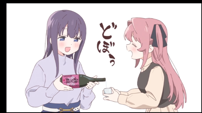 AnimanShinya's tweet photo. 上伊那ぼたん酔へる姿は百合の花 
百合系は観ないんだけど 匂わせ程度なのでこれは大丈夫そう。
「舌が欲しい」からディープ展開💋だったらアウトだった💦
ぼたんが浪人したのは何か訳アリなのかな？
寮長とのやり取りに聞き覚えがあったのだけど、ぼっち/虹夏コンビだったか。
#上伊那ぼたん https://t.co/4SC1K0lAaK