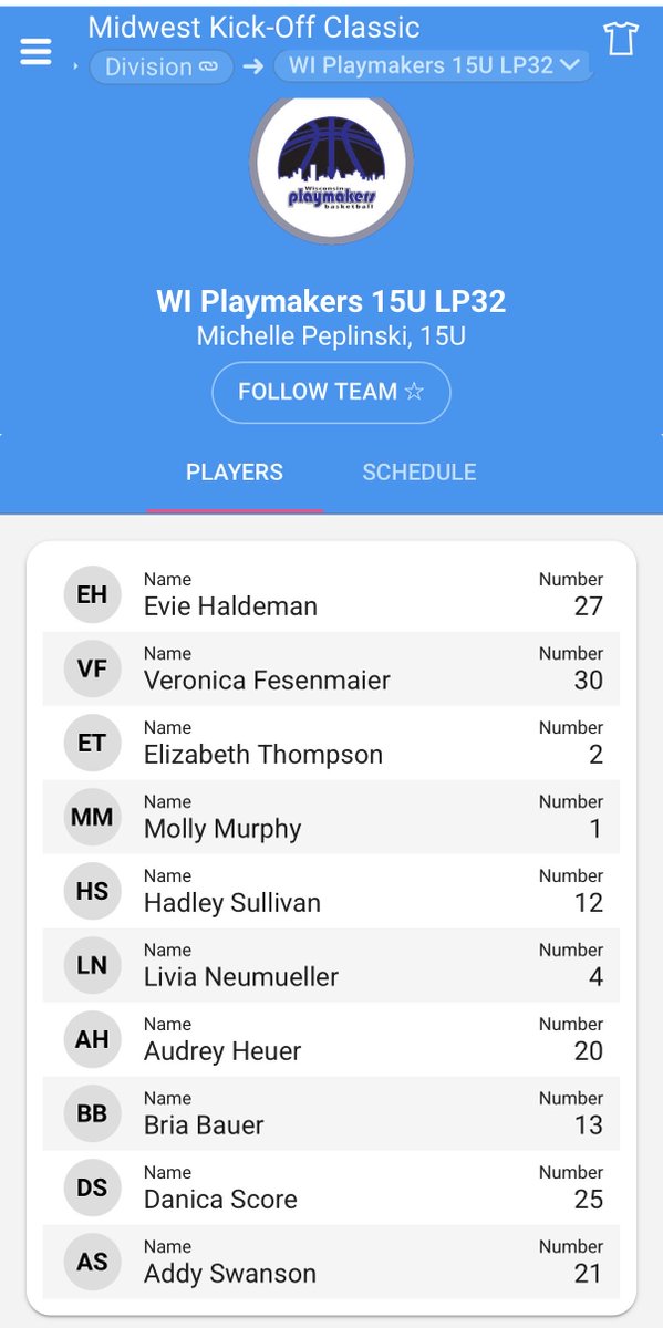 WI-Playmakers 15u LP32 tweet media