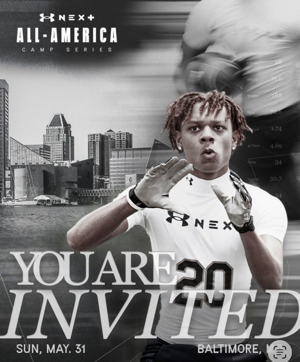 ManningIi33253's tweet image. Blessed and grateful to be invited to the Under Armour All-America Camp in Baltimore 🙏🏾 Ready to compete and show my skills. @demetricdwarren @craighaubert @theucreport @tomluginbill #UANext #Football #Grind