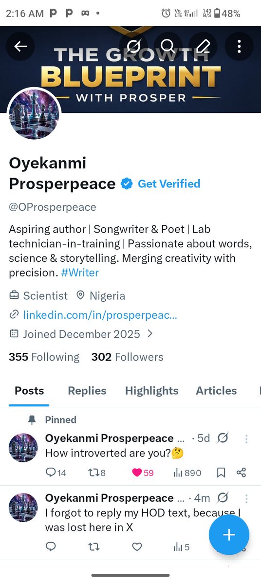 Oyekanmi Prosperpeace tweet media