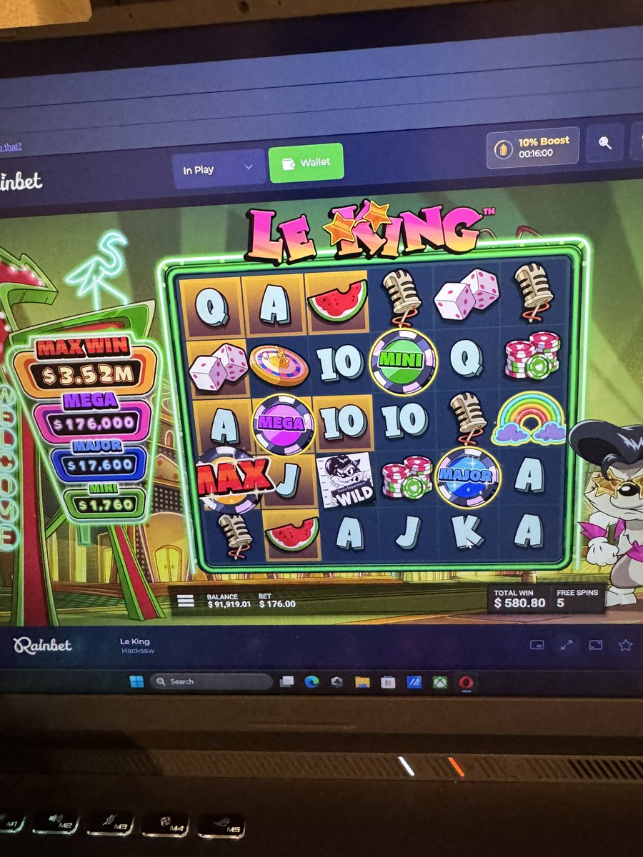 been playing on <a href="/Stake/">Stake.com</a> for around 5 years, never had a max win not even close. I decided to play a little on <a href="/rainbetcom/">Rainbet.com</a> 😂 the very first day 👇🏻Not even a buy lol