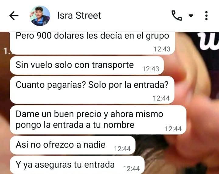 Made_MKS's tweet photo. DENUNCIA REVENDEDORES‼️
consiguieron entradas para PERÚ, CHILE, ARGENTINA Y BRASIL y quieren jubilarse con esta gira conbrando 4 VECES MÁS el precio original
Su Tiktok tiene nombre de:
isra.street
https://t.co/dO2ICAVTdc…
@btsmexico_ 
@RiseOnBangtanAr 
@btsbrasil_on 
@BTS_Chile https://t.co/B1rEnIrGZK