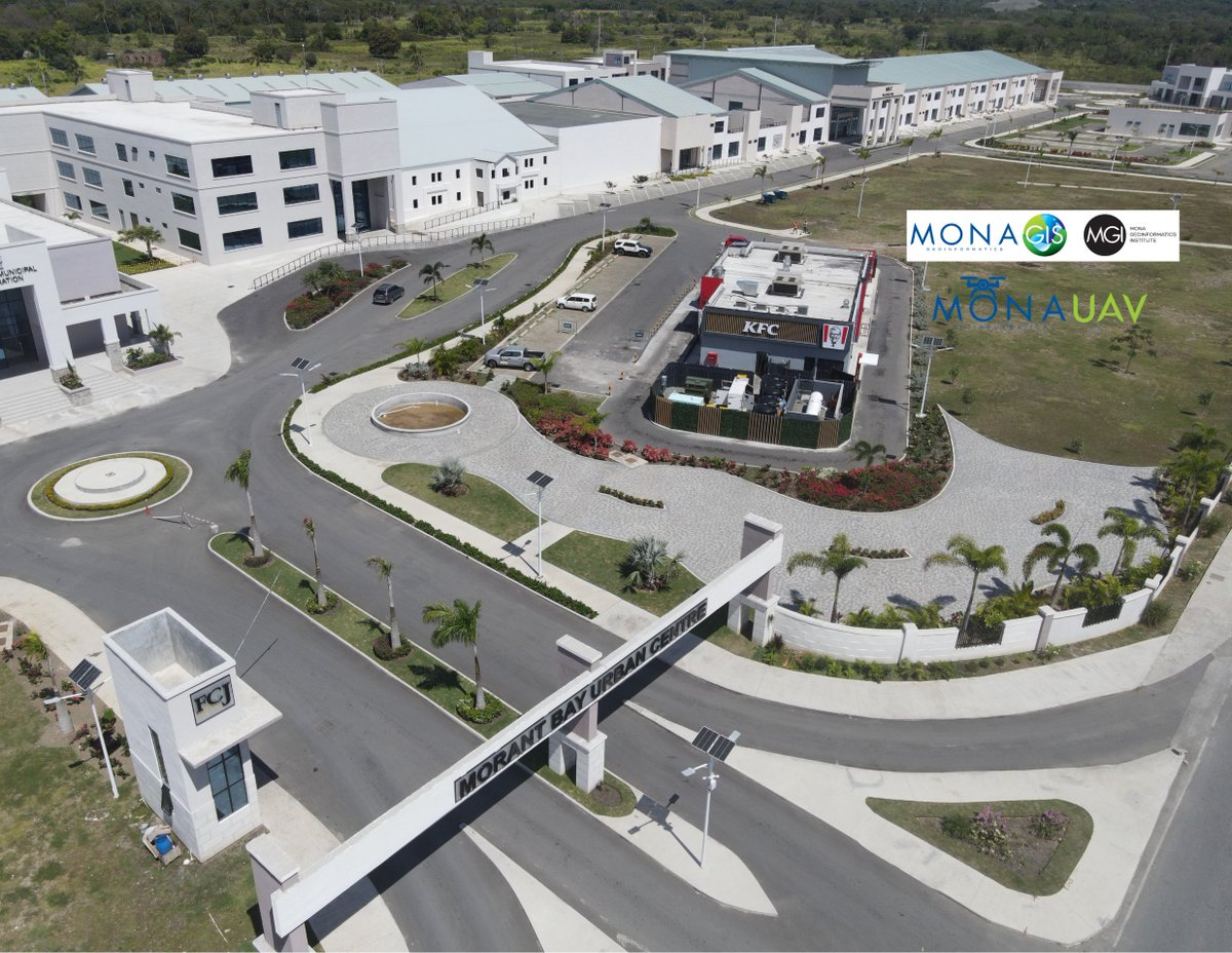 MGIMona's tweet photo. Drone footage of Morant Bay Urban Centre, St. Thomas, development in real time. 🚁

MGI provides professional drone services &amp; hands-on training led by experienced pilots.

info@monagis.com | https://t.co/cHJ1TT9mfs
#MGI #StThomasJamaica #DroneLife #DroneTraining https://t.co/fLxSAPvNrg