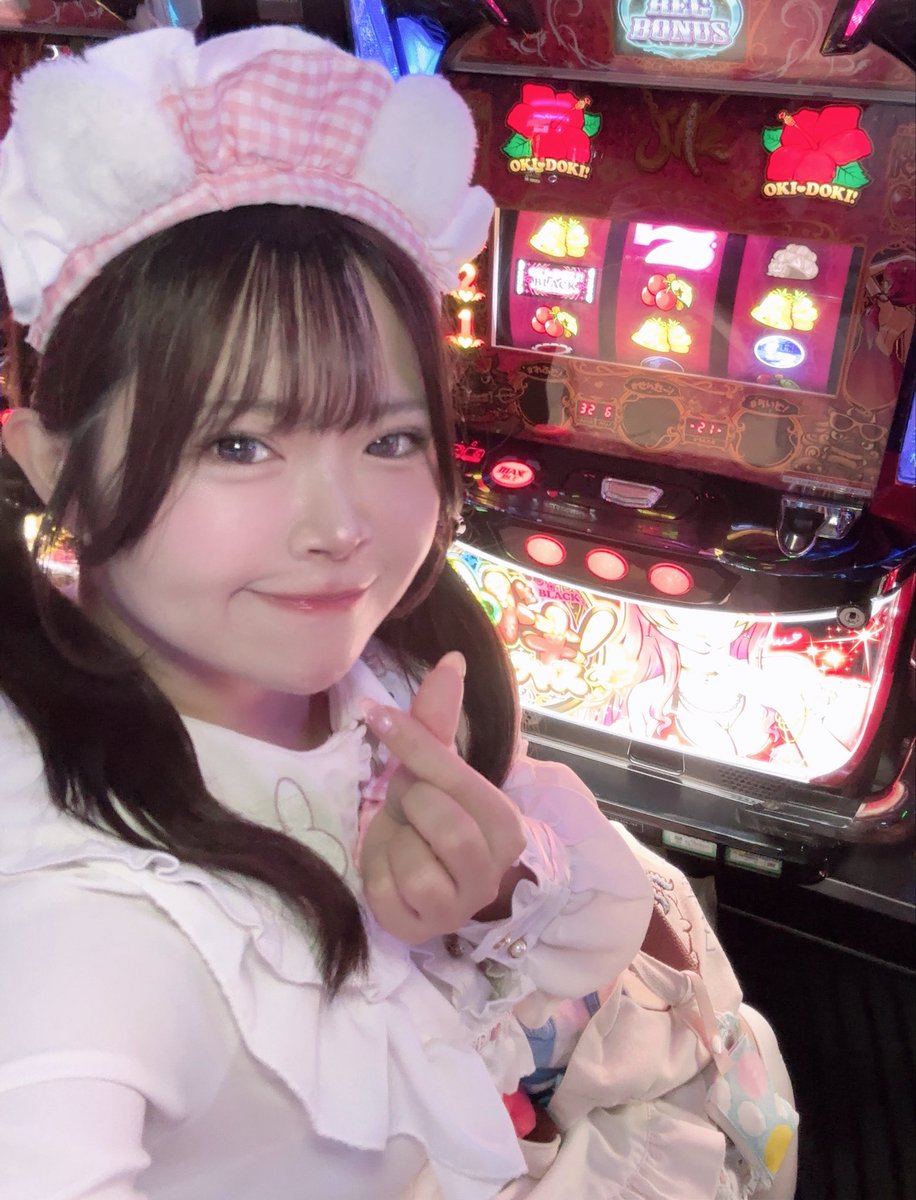 朝イチは、得意の沖ドキゴージャスで17ゲーム当たり！一発で天国は無い 
