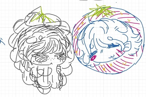 potato_bun0308's tweet image. Enid is strawberry and Wednesday is blackberry so they're double berries, 2berries