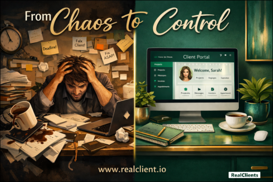 RucheAI's tweet photo. Less chaos.
More control.
Better client relationships.

That’s what RealClients delivers.

🌐 https://t.co/DHd3NPm5eU

#FreelancerMindset #WorkSmart https://t.co/5l6qaEoXSY