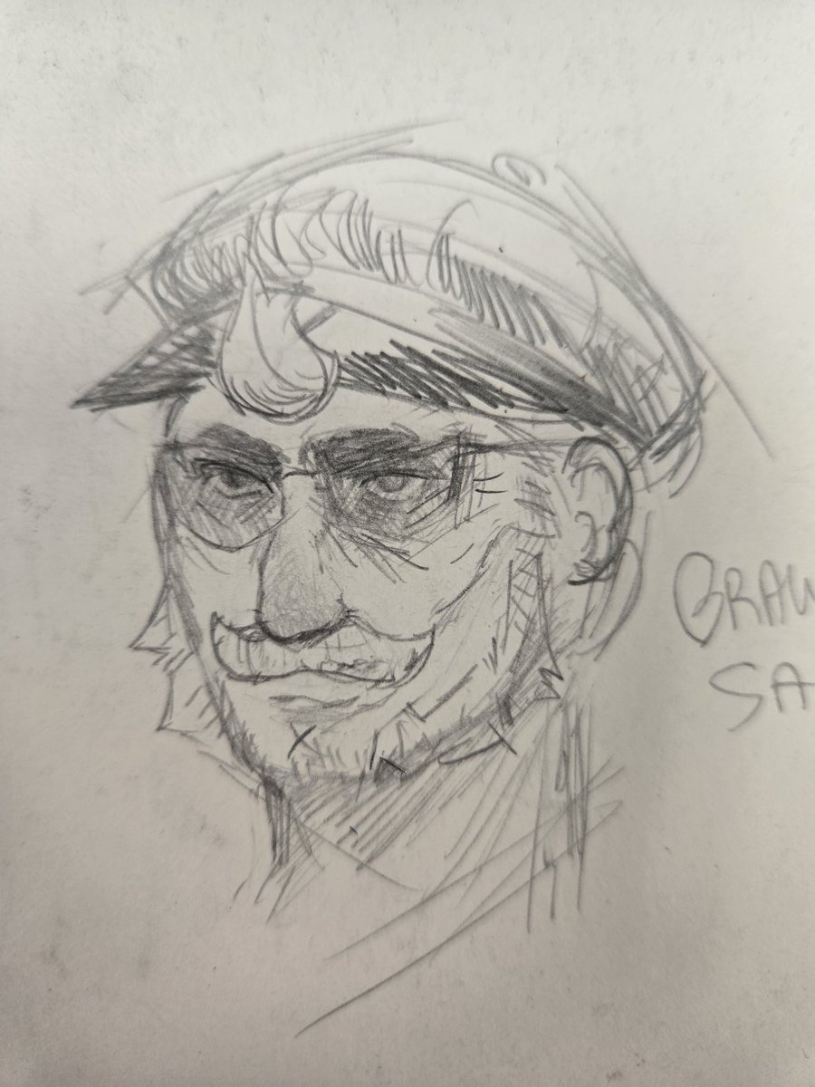 D3ztryx's tweet image. Brawllout Sam sketch
(Yeah I gave him glasses cause hes in new vegas)
#BrawlloutAU #BrawlStars #Sam