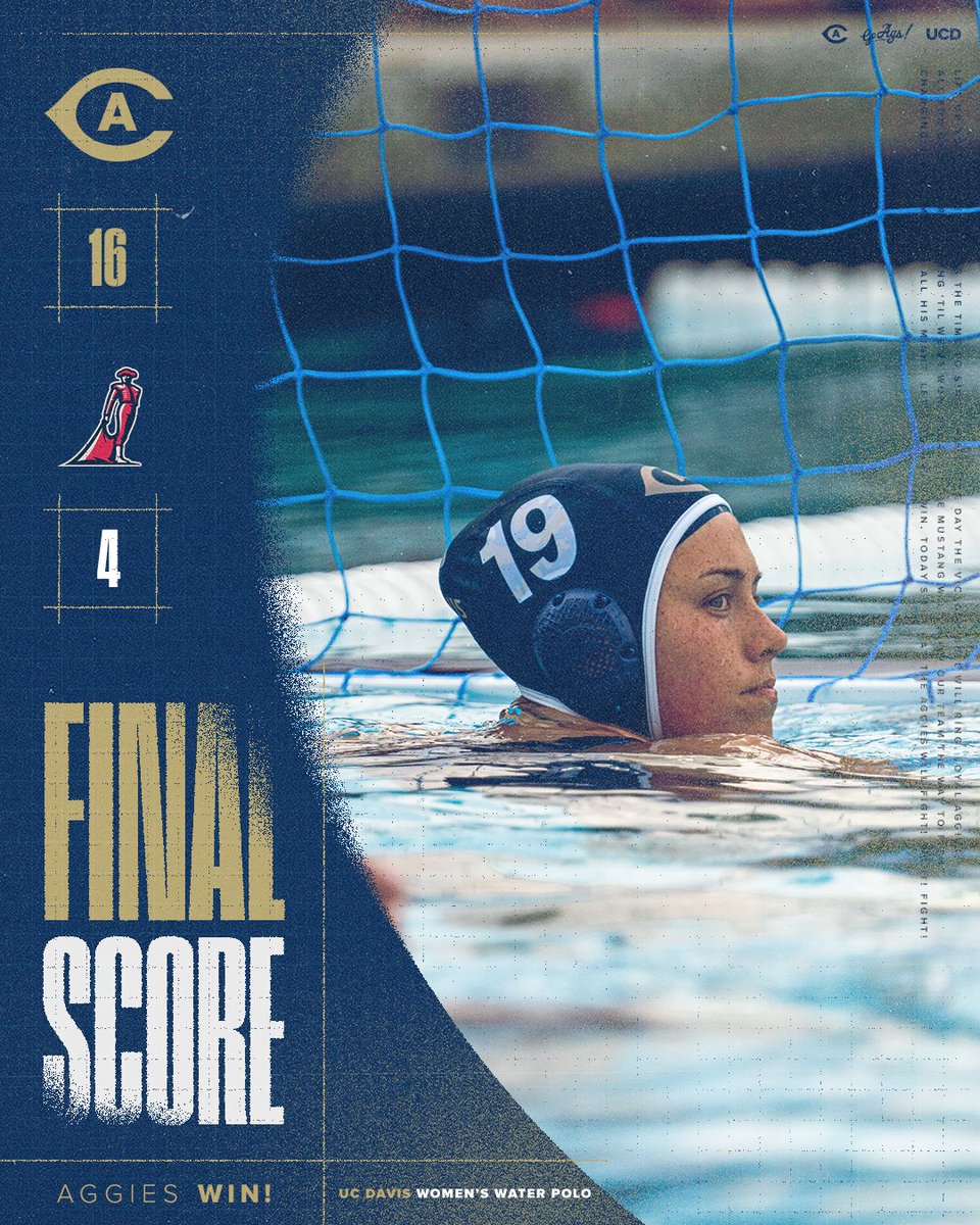 UC Davis Women's Water Polo tweet media