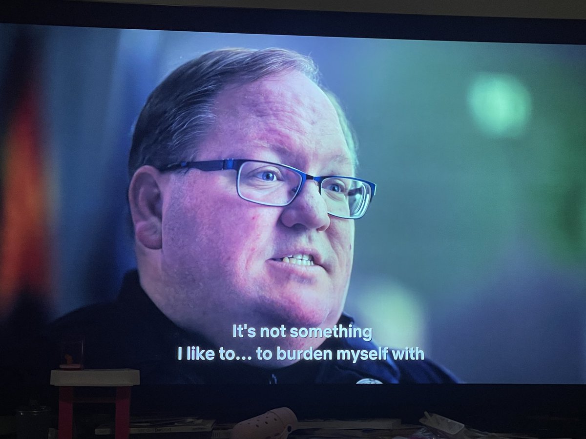 Lkedwards's tweet image. Watching Trust Me the False Prophet on Netflix. This loser Sergeant David Wilkinson of the Colorado City Hillsdale Police Department is pissing me off. Who gives AF about your gentle heart, you cretin, when there are literal children involved