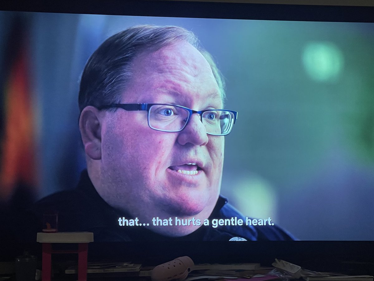Lkedwards's tweet image. Watching Trust Me the False Prophet on Netflix. This loser Sergeant David Wilkinson of the Colorado City Hillsdale Police Department is pissing me off. Who gives AF about your gentle heart, you cretin, when there are literal children involved