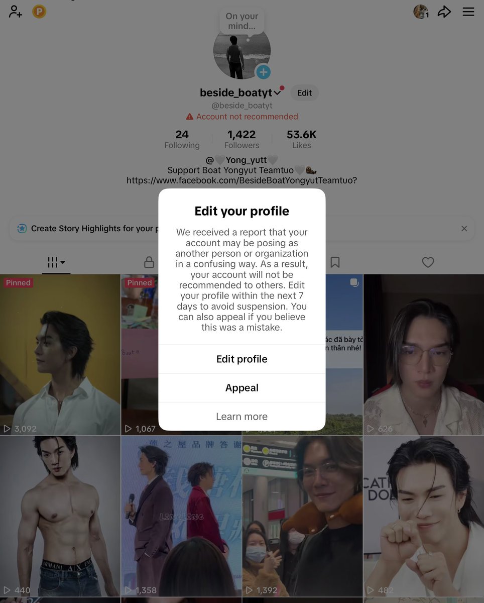 Beside_BoatYT's tweet photo. If one day you can’t see my account, it means my account is gone 😂 https://t.co/gxpuL32Ecl