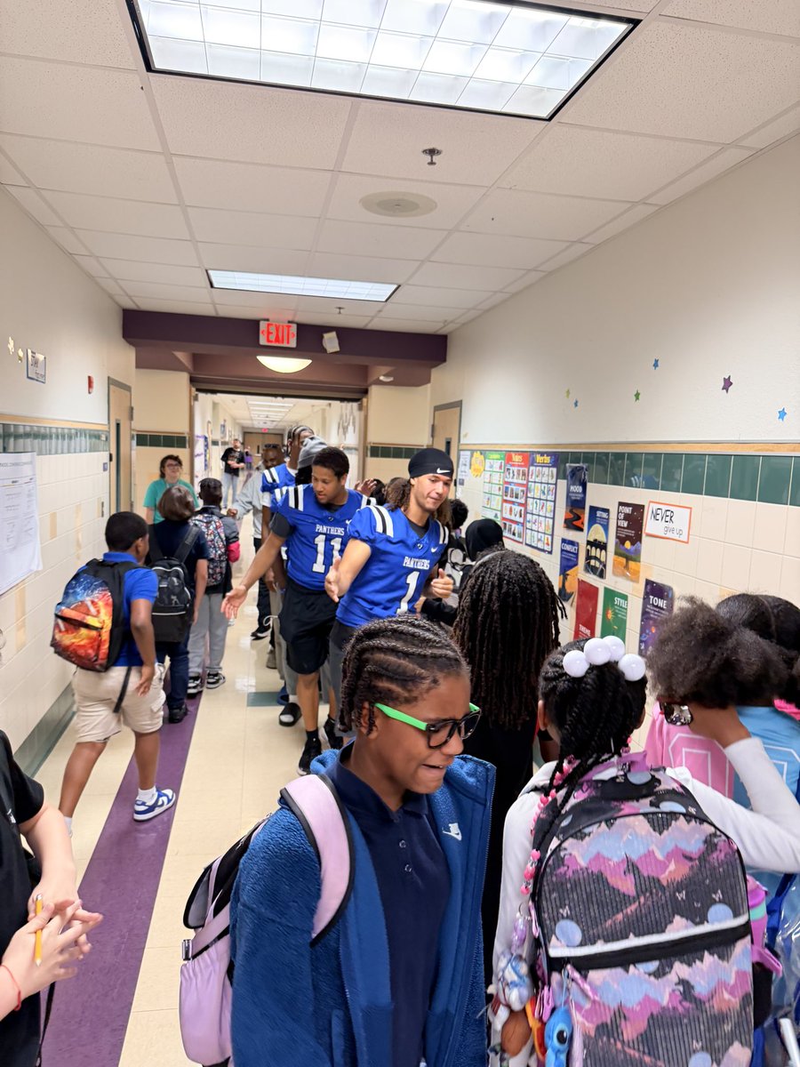 NorthCro_FB's tweet image. Big Panthers. Bigger purpose. 🐾

Our guys pulled up to Bess Race Elementary to remind the next generation what it means to be great — in the classroom AND beyond.

STAAR season is here… go be GREAT!

#DFAM #NC2ST6TE #817 #PantherPride #BAboveAverage #ForTheCity