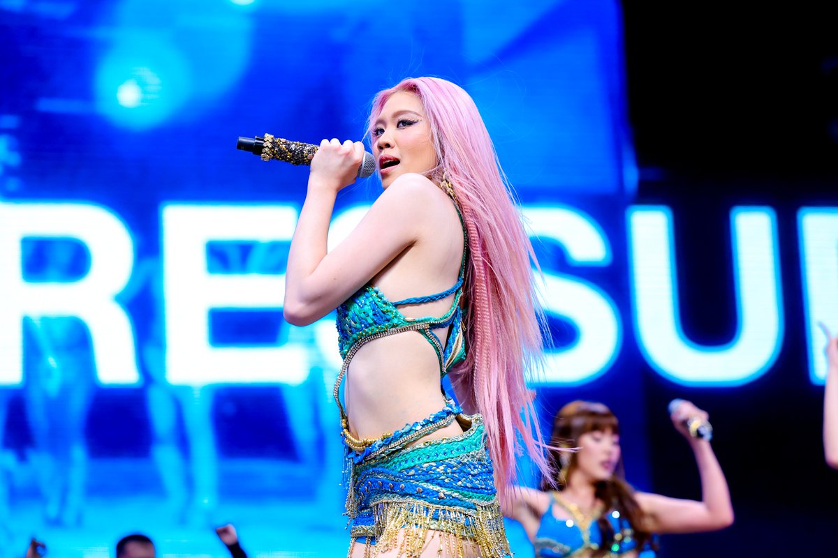 4K | BINI performing at Coachella 
(Emma McIntyre/Getty)