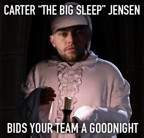 FountainGhoul's tweet photo. New Carter Jensen meme deployed https://t.co/hBI6SG2y4P