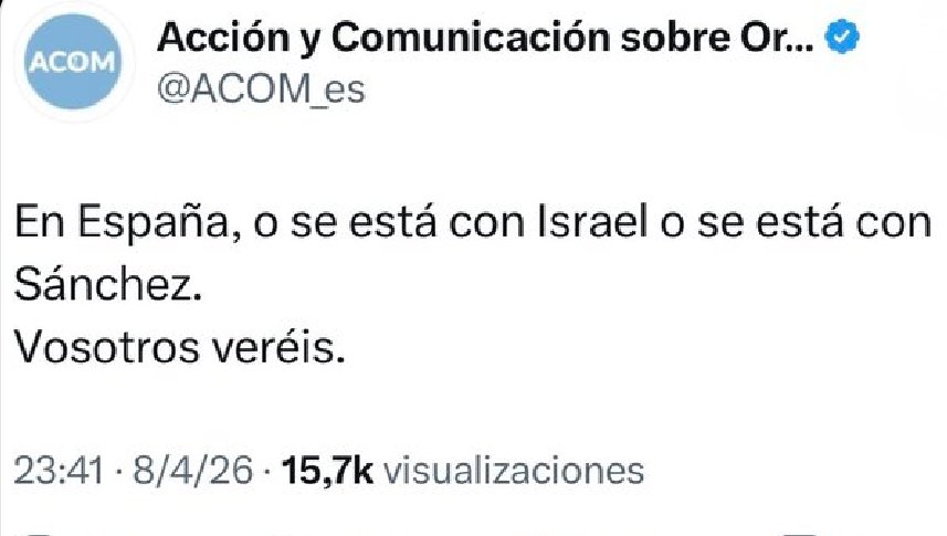 omicrom3111's tweet image. #PilarRahola catalana y Española, esta con SU pais que incluye Cataluña o con Israel, tiene claras sus lealtades señora Rahola?? Esta con el Pte de España o con Israel??#ACOM