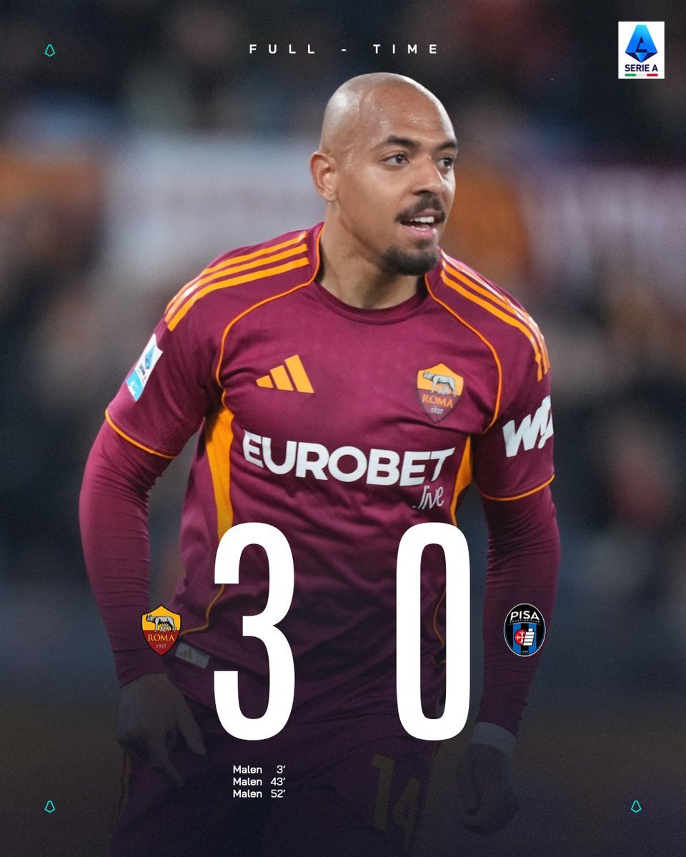 スーパーマレンがローマに勝利をもたらす！ 🦸‍♂️⚡️

#RomaPisa