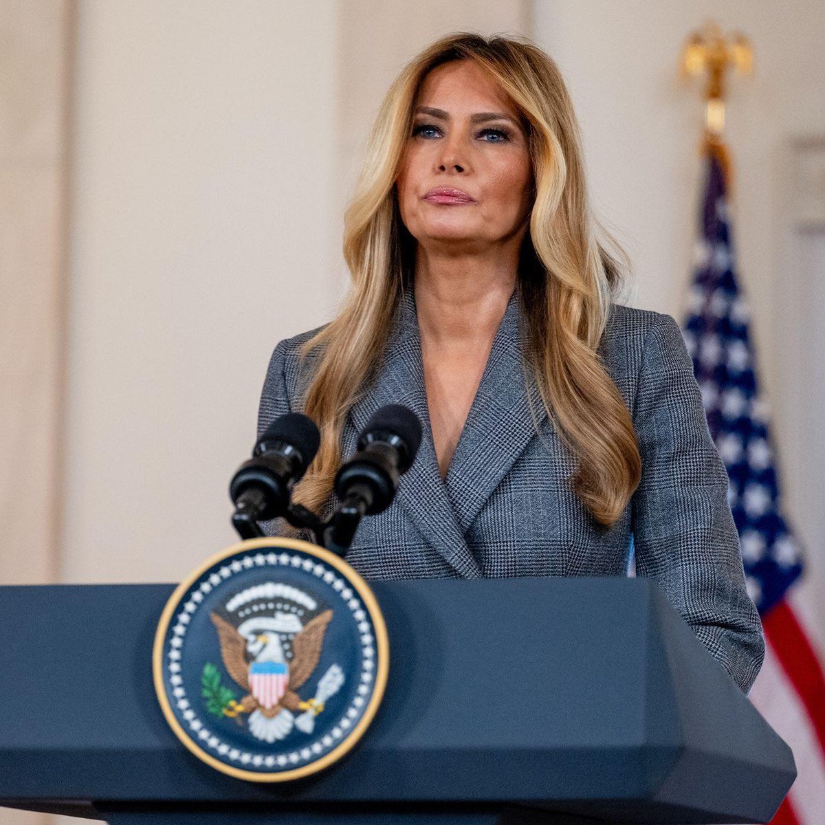 Via~~William Johnson 

Melania knew that her dark past was going to be mainstreamed when she held that presser. They had Hillary Clinton who wasn’t in the Epstein files there it’s Melania’s turn. The lowest 1st lady of all time! Straight up trashy the way she came to the U.S.